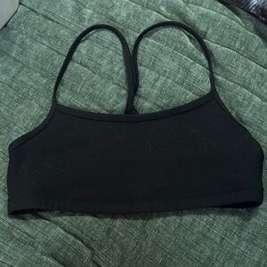 Johnny Was Calme Elegant Black Sports Bra